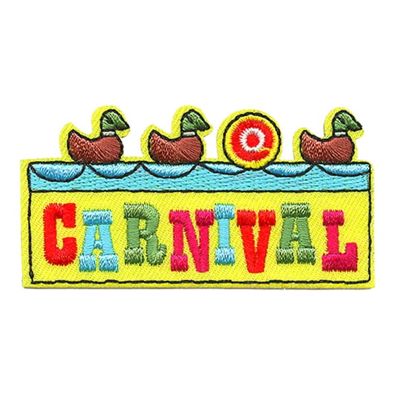 12 pieces 2" Custom Activity Scouts Applique Fun Patches - Carnival (Ducks) Patch