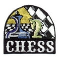 thumbnail image 1 of 12 pieces 2" Custom Activity Scouts Applique Fun Patches - Chess Patch, 1 of 1