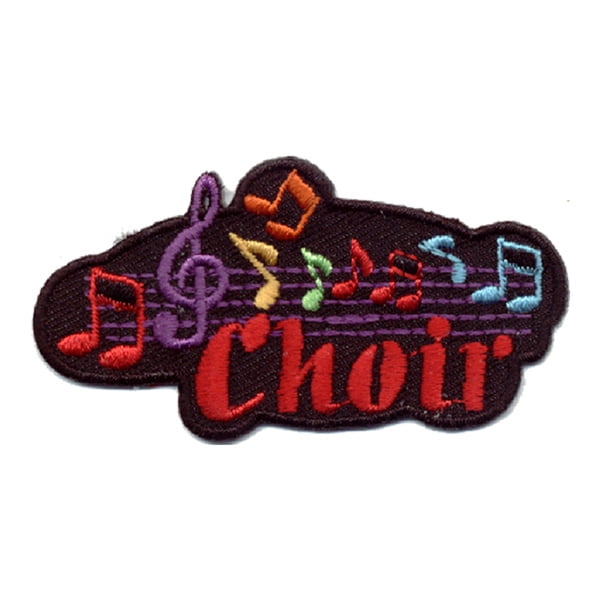 12 pieces 2" Custom Activity Scouts Applique Fun Patches - Choir Patch
