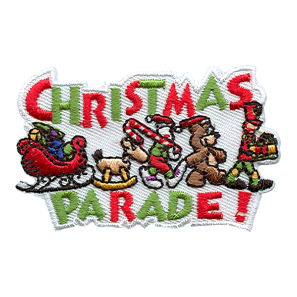 12 pieces 2" Custom Activity Scouts Applique Fun Patches - Christmas Parade Patch