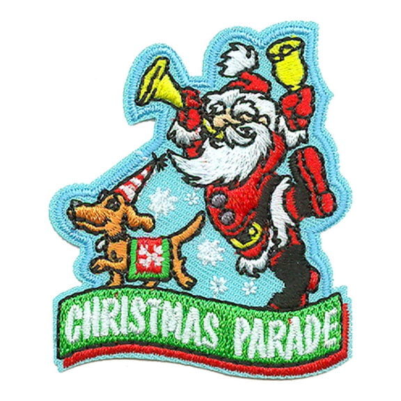 12 pieces 2" Custom Activity Scouts Applique Fun Patches - Christmas Parade Santa Patch