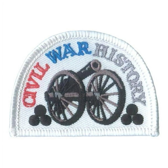 12 pieces 2" Custom Activity Scouts Applique Fun Patches - Civil War History Patch