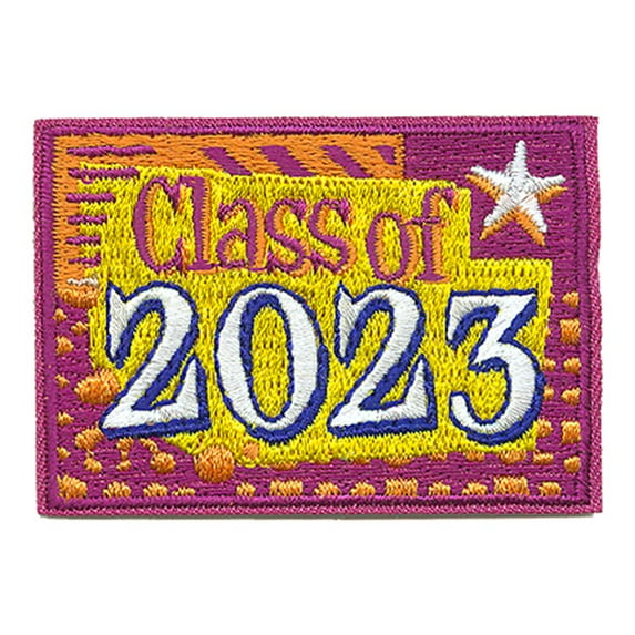 12 pieces 2" Custom Activity Scouts Applique Fun Patches - Class Of 2023