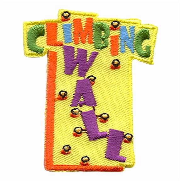 12 pieces 2" Custom Activity Scouts Applique Fun Patches - Climbing Wall Patch 1