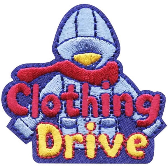 12 pieces 2" Custom Activity Scouts Applique Fun Patches - Clothing Drive Patch 2