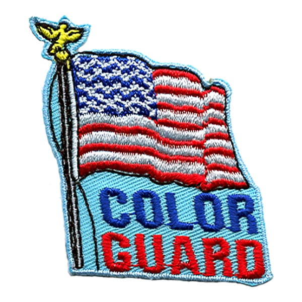 12 pieces 2" Custom Activity Scouts Applique Fun Patches - Color Guard Patch