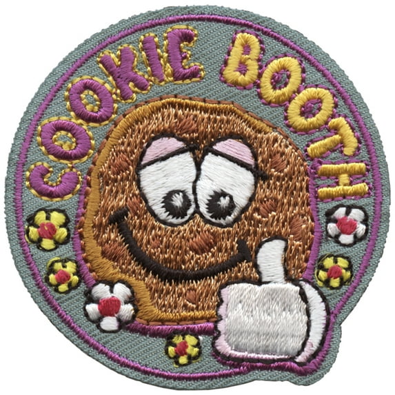 12 pieces 2" Custom Activity Scouts Applique Fun Patches - Cookie Booth Patch 8