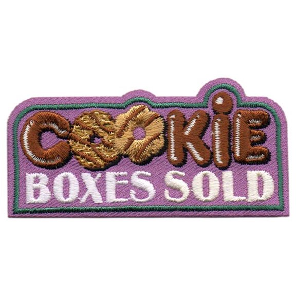 12 pieces 2" Custom Activity Scouts Applique Fun Patches - Cookie Boxes Sold Patch 7