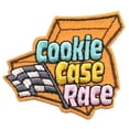 thumbnail image 1 of 12 pieces 2" Custom Activity Scouts Applique Fun Patches - Cookie Case Race Patch, 1 of 1
