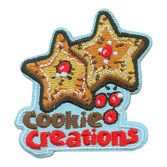 12 pieces 2" Custom Activity Scouts Applique Fun Patches - Cookie Creations Patch