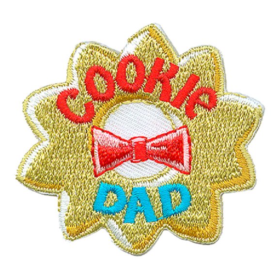 12 pieces 2" Custom Activity Scouts Applique Fun Patches - Cookie Dad Patch 1
