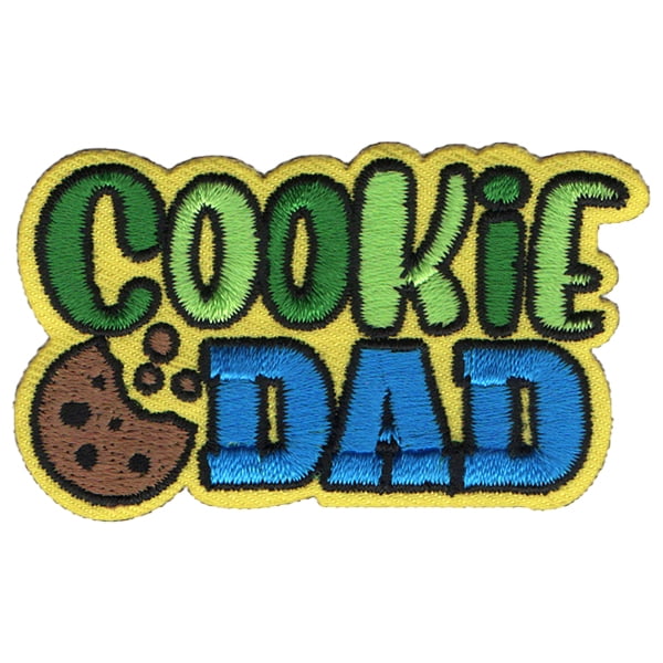12 pieces 2" Custom Activity Scouts Applique Fun Patches - Cookie Dad Patch 2