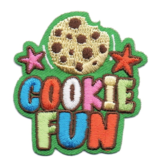 12 pieces 2" Custom Activity Scouts Applique Fun Patches - Cookie Fun Patch