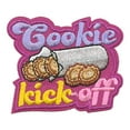 thumbnail image 1 of 12 pieces 2" Custom Activity Scouts Applique Fun Patches - Cookie Kick Off Patch 3, 1 of 1