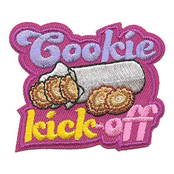 12 pieces 2" Custom Activity Scouts Applique Fun Patches - Cookie Kick Off Patch 3