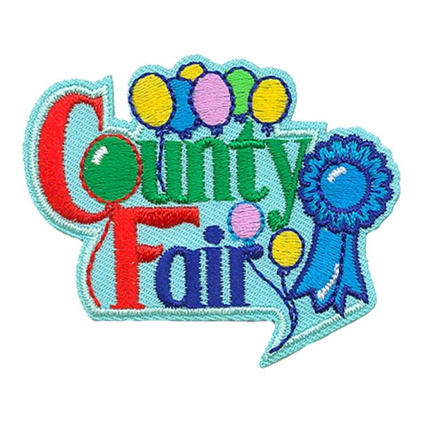 12 pieces 2" Custom Activity Scouts Applique Fun Patches - County Fair Patch