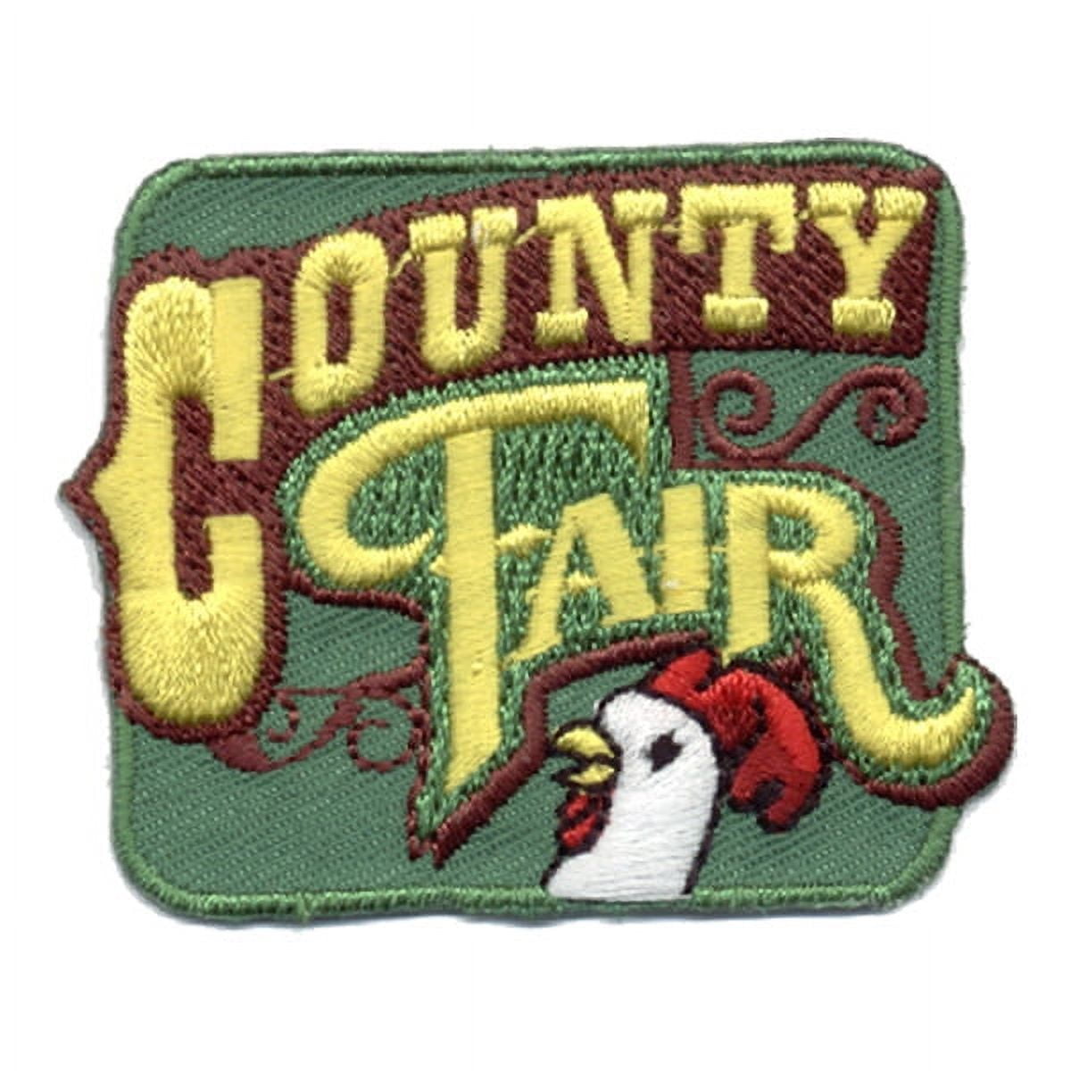 12 pieces 2" Custom Activity Scouts Applique Fun Patches - County Fair