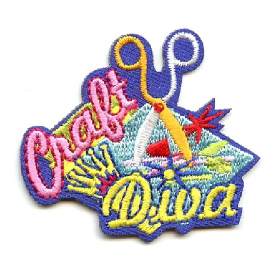12 pieces 2" Custom Activity Scouts Applique Fun Patches - Craft Diva Patch 1
