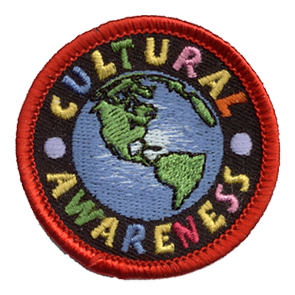 12 pieces 2" Custom Activity Scouts Applique Fun Patches - Cultural Awareness Patch