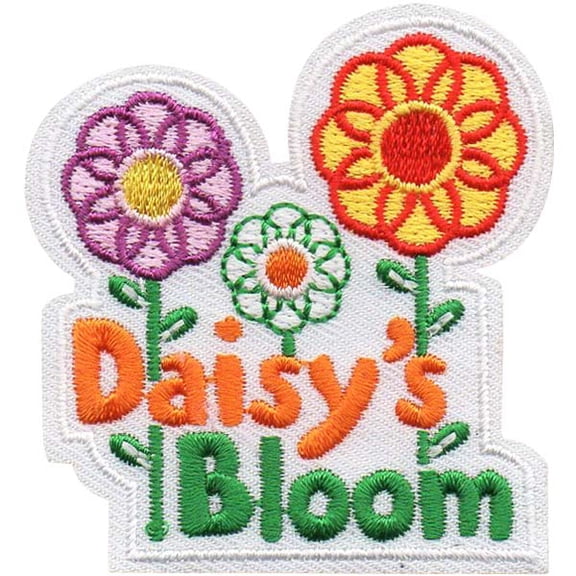 12 pieces 2" Custom Activity Scouts Applique Fun Patches - Daisy's Bloom Patch