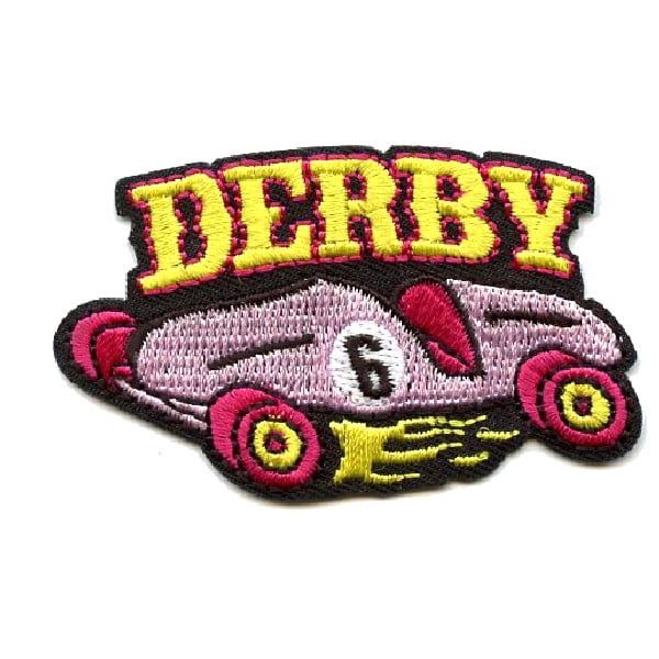 12 pieces 2" Custom Activity Scouts Applique Fun Patches - Derby Patch 2