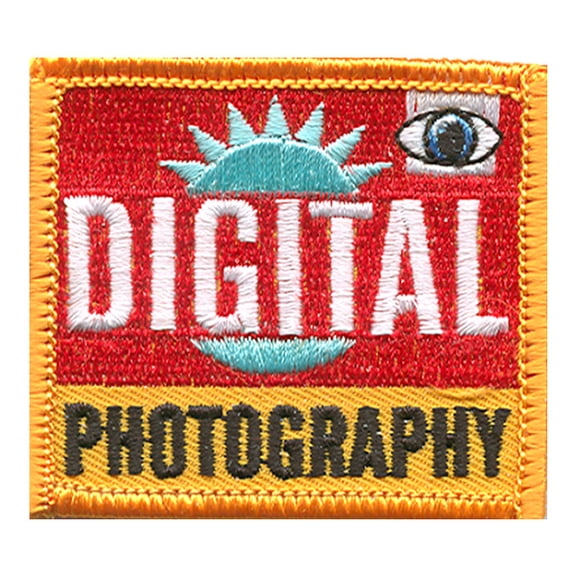 12 pieces 2" Custom Activity Scouts Applique Fun Patches - Digital Photography Patch