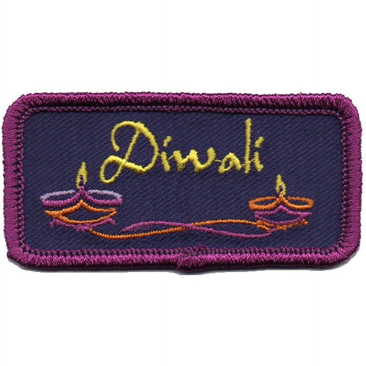 12 pieces 2" Custom Activity Scouts Applique Fun Patches - Diwali Patch 1