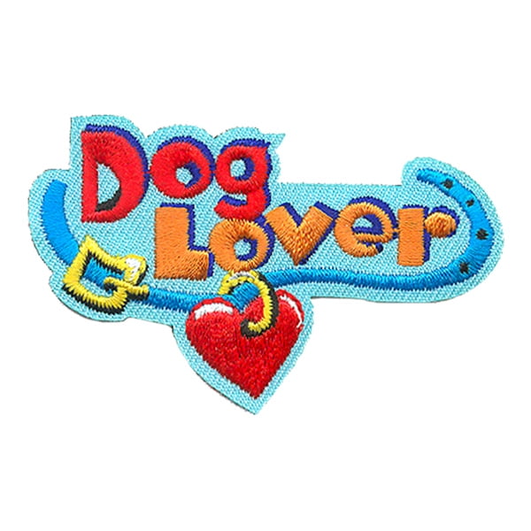 12 pieces 2" Custom Activity Scouts Applique Fun Patches - Dog Lover Patch