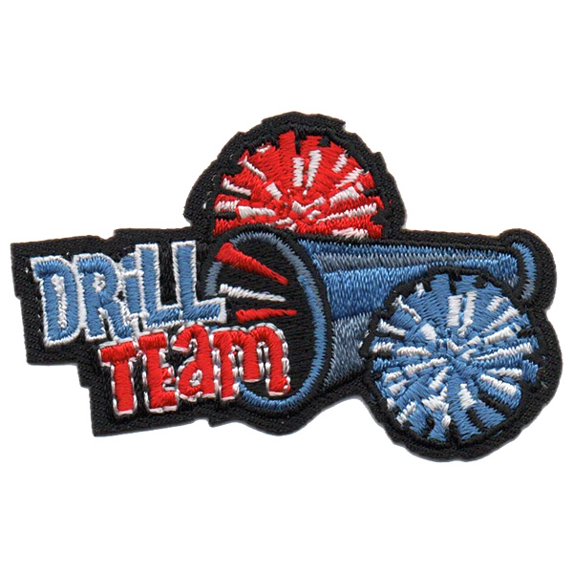 12 pieces 2" Custom Activity Scouts Applique Fun Patches - Drill Team Patch
