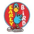 thumbnail image 1 of 12 pieces 2" Custom Activity Scouts Applique Fun Patches - Early Bird Patch 1, 1 of 1