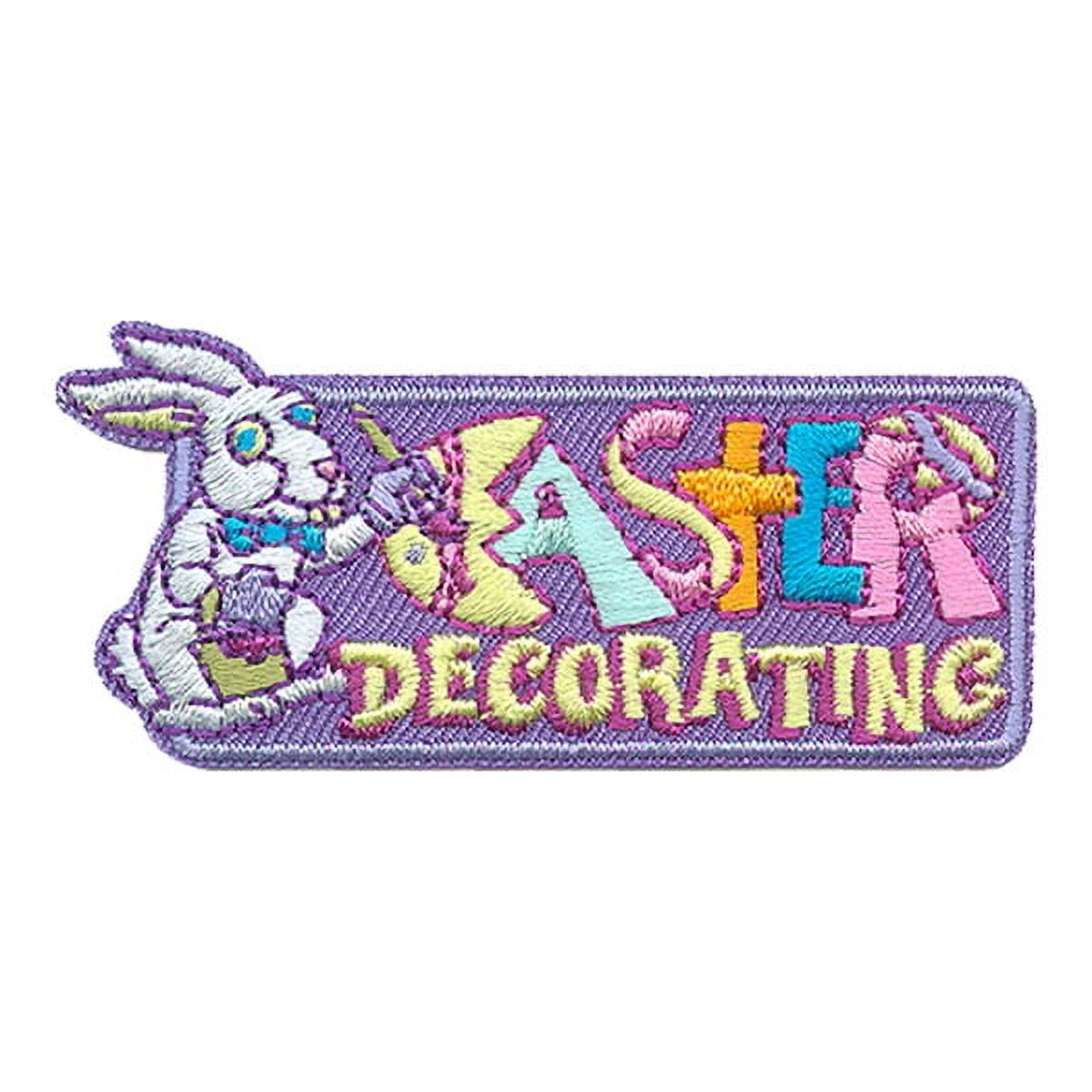 12 pieces 2" Custom Activity Scouts Applique Fun Patches - Easter Decorating Patch
