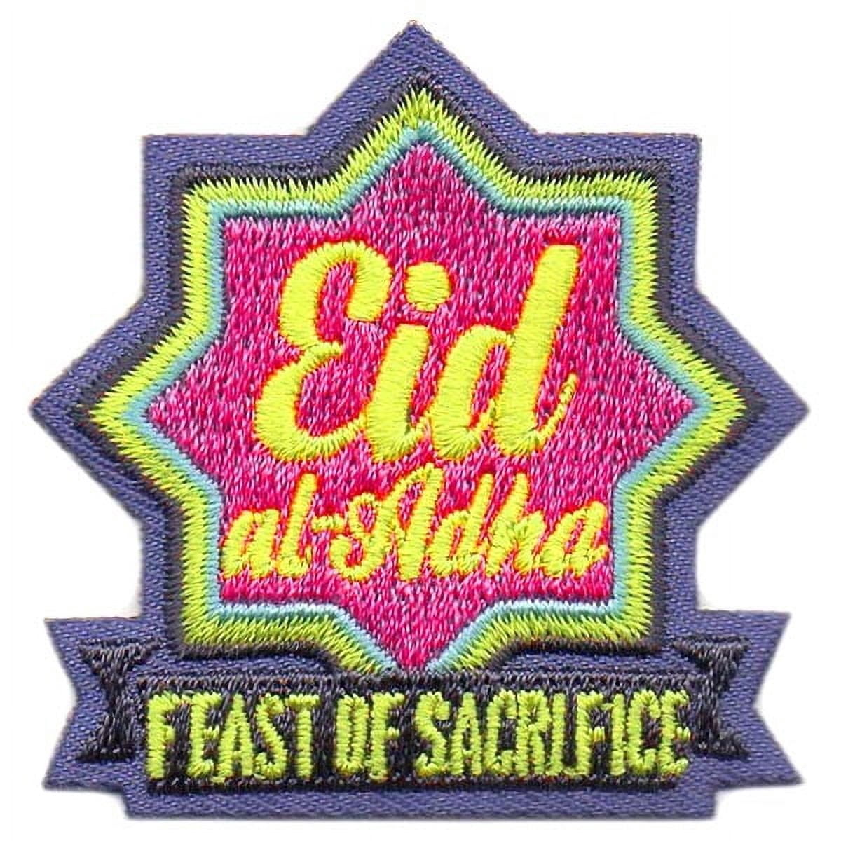 12 pieces 2" Custom Activity Scouts Applique Fun Patches - Eid al-Adha Patch