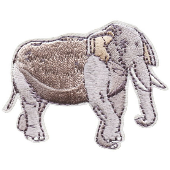 12 pieces 2" Custom Activity Scouts Applique Fun Patches - Elephant Patch