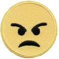thumbnail image 1 of 12 pieces 2" Custom Activity Scouts Applique Fun Patches - Emoji - Angry Patch, 1 of 1