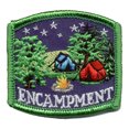 thumbnail image 1 of 12 pieces 2" Custom Activity Scouts Applique Fun Patches - Encampment Patch 4, 1 of 1
