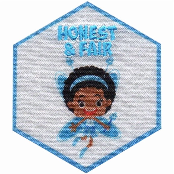 12 pieces 2" Custom Activity Scouts Applique Fun Patches - Fairy-Honest & Fair Patch