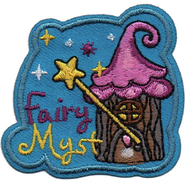 12 pieces 2" Custom Activity Scouts Applique Fun Patches - Fairy Myst Patch 2