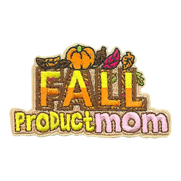 12 pieces 2" Custom Activity Scouts Applique Fun Patches - Fall Product Mom Patch