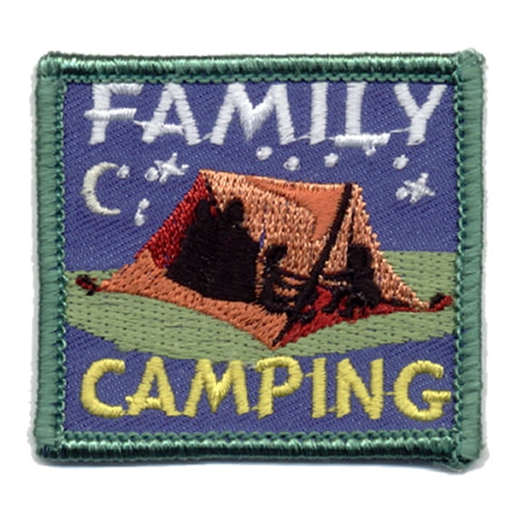 12 pieces 2" Custom Activity Scouts Applique Fun Patches - Family Camping Patch