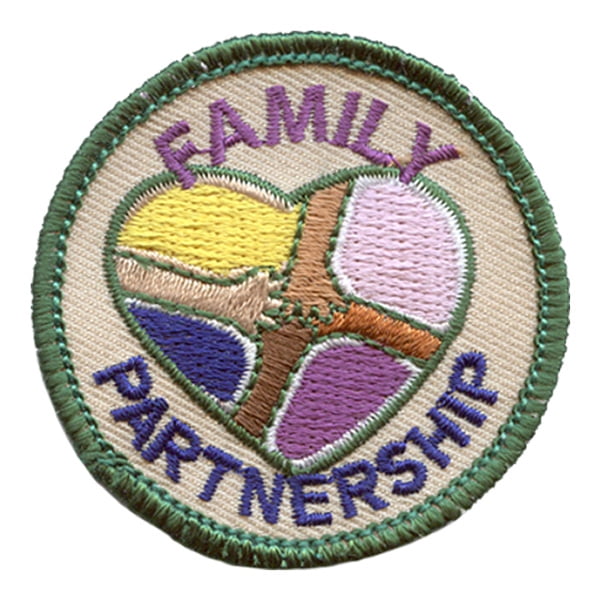 12 pieces 2" Custom Activity Scouts Applique Fun Patches - Family Partnership Patch