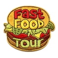 thumbnail image 1 of 12 pieces 2" Custom Activity Scouts Applique Fun Patches - Fast Food Tour Patch, 1 of 1