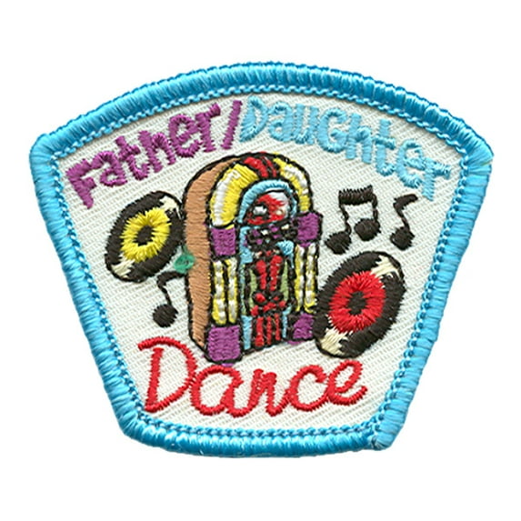12 pieces 2" Custom Activity Scouts Applique Fun Patches - Father/Daughter Dance Patch
