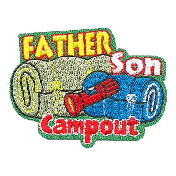 12 pieces 2" Custom Activity Scouts Applique Fun Patches - Father Son Campout Patch