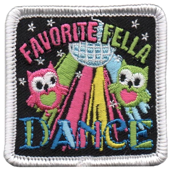 12 pieces 2" Custom Activity Scouts Applique Fun Patches - Favorite Fella Patch