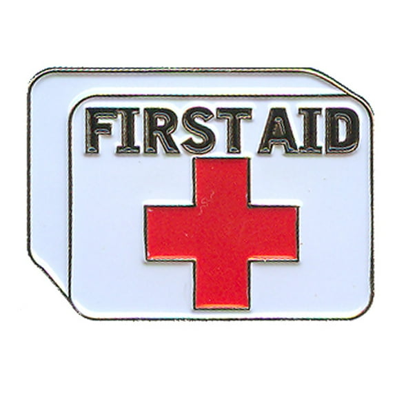 12 pieces 2" Custom Activity Scouts Applique Fun Patches - First Aid Pin