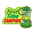 thumbnail image 1 of 12 pieces 2" Custom Activity Scouts Applique Fun Patches - First Time Camping Patch 1, 1 of 1