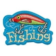 thumbnail image 1 of 12 pieces 2" Custom Activity Scouts Applique Fun Patches - Fishing Patch 3, 1 of 1