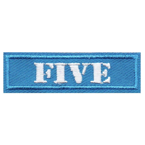 12 pieces 2" Custom Activity Scouts Applique Fun Patches - Five Miles Bar Patch