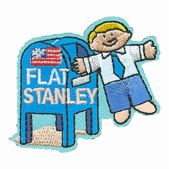 12 pieces 2" Custom Activity Scouts Applique Fun Patches - Flat Stanley Patch 2