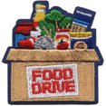 thumbnail image 1 of 12 pieces 2" Custom Activity Scouts Applique Fun Patches - Food Drive Patch 2, 1 of 1